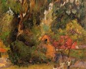 保罗 高更 : Huts under the Trees